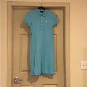 Polo Ralph Lauren Light Blue Polo Shirt Dress M